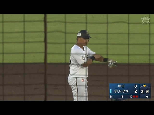 【ファーム】バファローズ・西村凌 逆方向へのタイムリーヒットで追加点!! 2022年8月13日  オリックス・バファローズ 対 中日ドラゴンズ