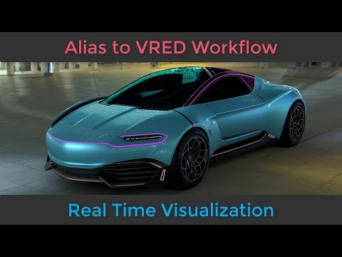 Alias to Vred for Real time Visualization and VR
