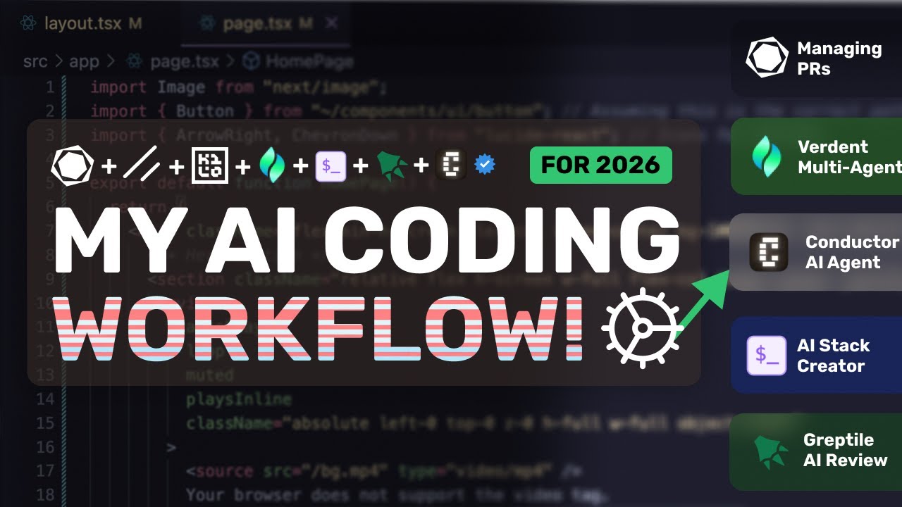 My AI Coding Workflow 2026: This is how I AM CODING right now!