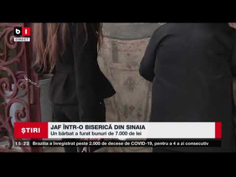 JAF INTR O BISERICA DIN SINAIA_Stiri B1_12 iunie 2021
