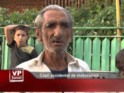 Copil accidentat de motocicletă