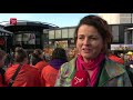 Verslag rond 10.15 uur van de onderwijsstaking in Lelystad