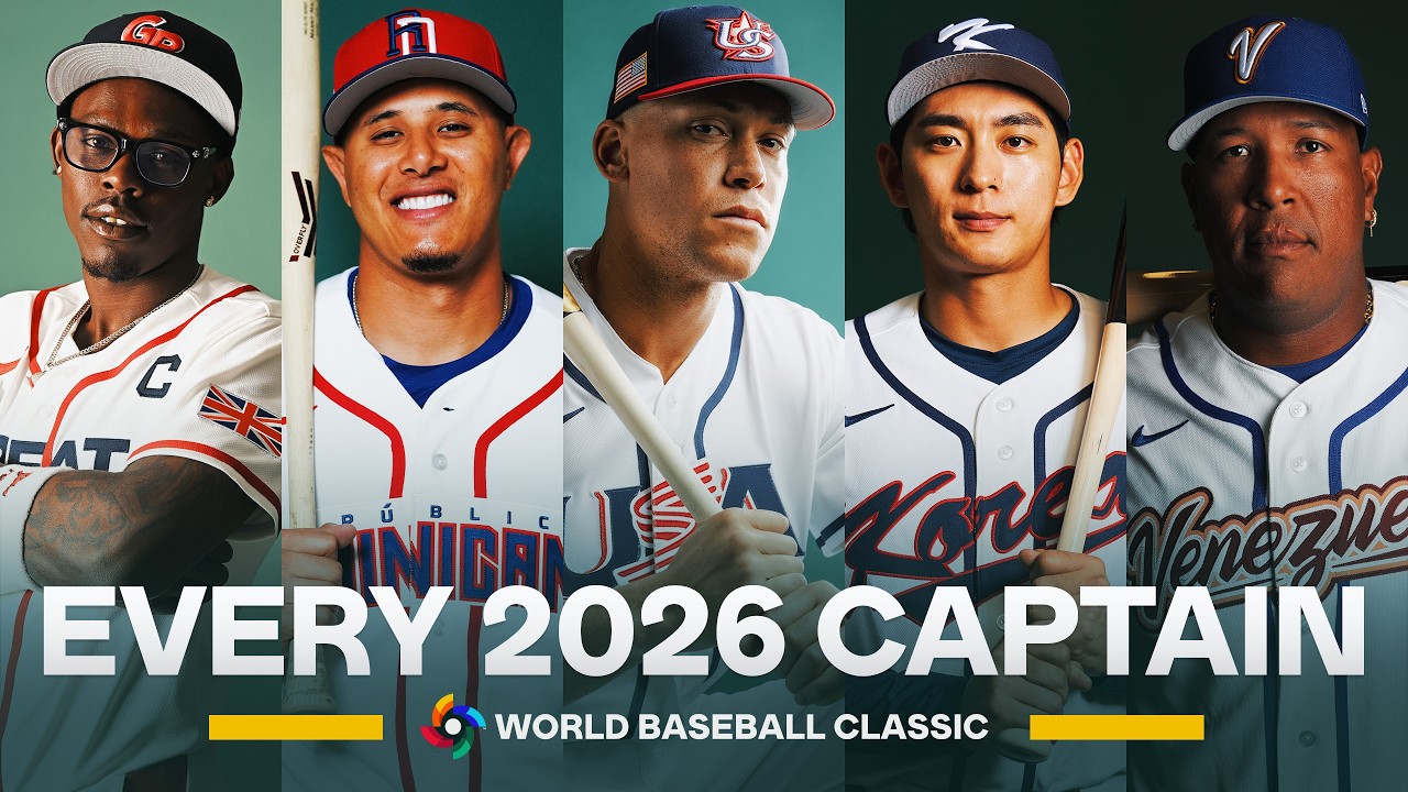 Every team captain in the 2026 World Baseball Classic! 🌎 | MLB Highlights