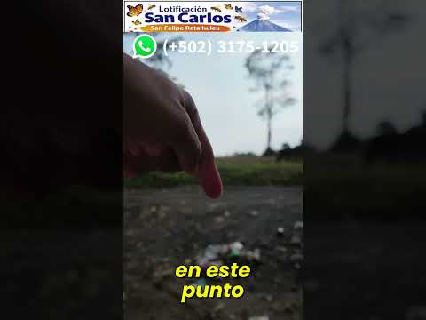 ¡ÚLTIMO LOTE CERCA DE LA CALLE PRINCIPAL A ALDEA LOS ÁNGELES, SAN FELIPE, RETALHULEU!