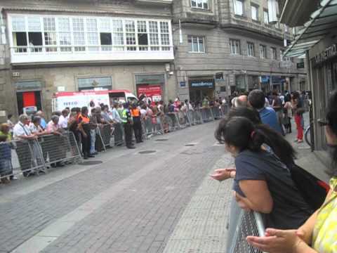 Maxime Monfort contrarreloj Cambados-Pontevedra Vuelta 2012 (Miércoles 29/08)
