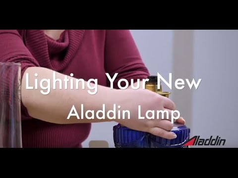 Lighting Your New Aladdin Lamp
