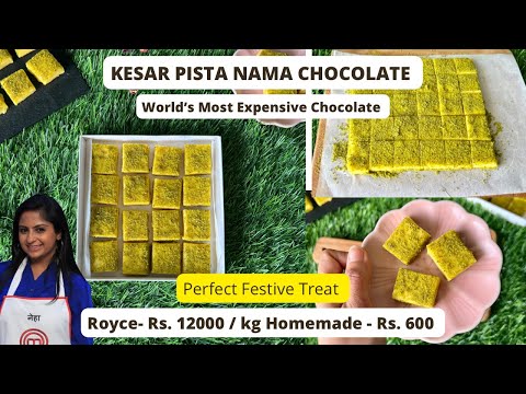 Homemade Indian Nama Chocolate - World’s Most Expensive Chocolate Rs 12000 now made at Rs. 600