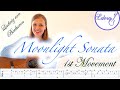 MOONLIGHT SONATA Fingerstyle Guitar Tutorial with On-Screen Tab - 1st Movement - Beethoven