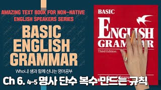 명사 단수 복수 만드는 규칙 (6-4,6-5)