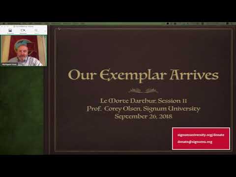 Le Morte D'Arthur: Session 11 - Our Exemplar Arrives
