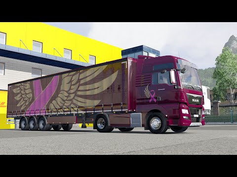 ETS2 1.35 ProMods 2.41 MAN TGX Euro6 Innsbruck - Zürich - Strasbourg