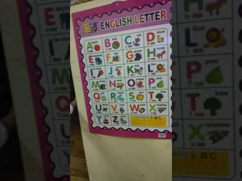 Belajar ABC umur setahun lapan bulan