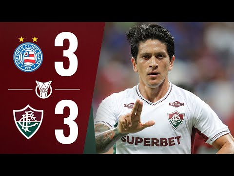 MELHORES MOMENTOS | BAHIA 3 X 3 FLUMINENSE | BRASILEIRÃO 2025 | 19ª RODADA