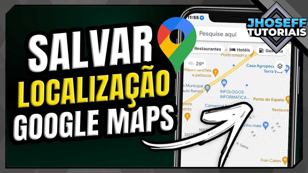Como SALVAR LOCALIZAÇÃO no GOOGLE MAPS!!