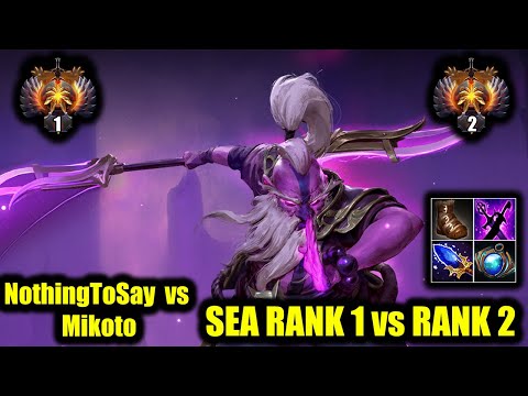 🔥 RANK TOP 1 vs RANK TOP 2 SEA - 12k MMR Duel - NothingToSay vs Mikoto - Dota 2 Pro Game Highlights