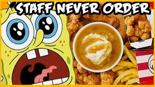 The 10 Fast Foods Staff Never Order