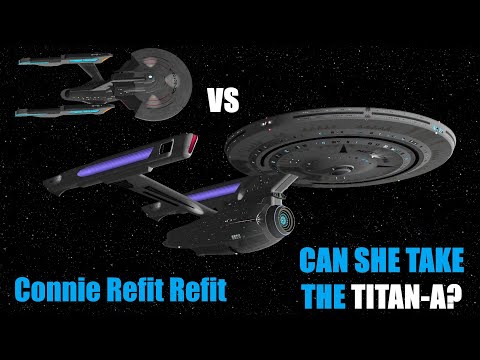 Connie Refit Goes after USS Titan-A - Star Trek Ship Battles - Bridge Commander