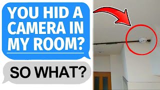 Download the video "Karen Installed a Hidden Camera in my Room! - r/EntitledPeople"
