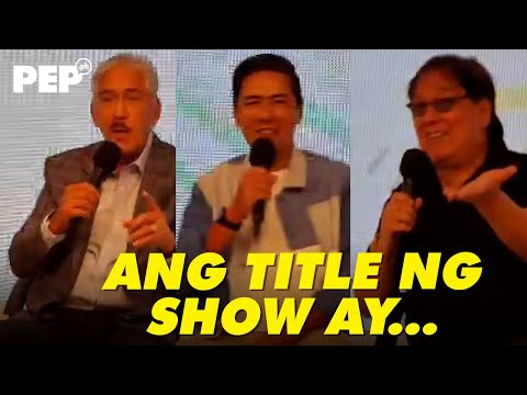 Ano na ang BAGONG TITLE ng show ng TVJ at Legit Dabarkads?