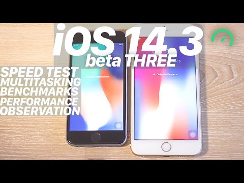 iPhone 6S : iOS 14.3 Beta 3 vs. iOS 14.2 - SPEED Test! Which is FASTER? [SPEED COMPARISON]