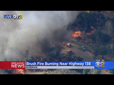 Ridge Fire Burns 100 Acres In Gorman, 1 Home Threatened