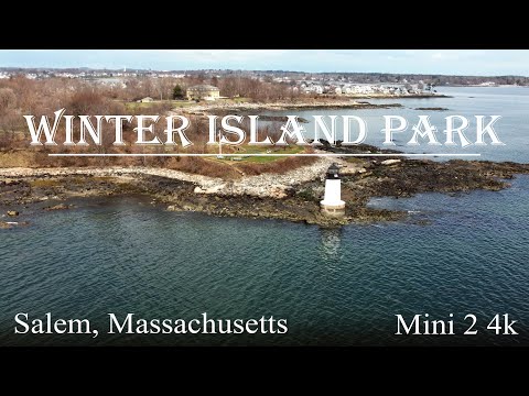 4K Winter Island Park Lighthouse Salem, MA 4k - Mini 2