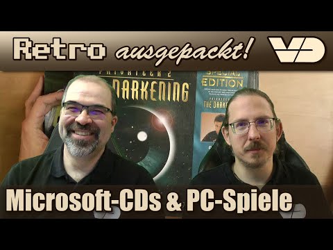 Microsoft-CDs und PC-Spiele (Retro ausgepackt)