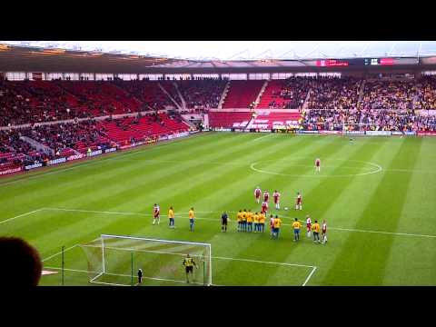 zemmama freeckick vs southampton