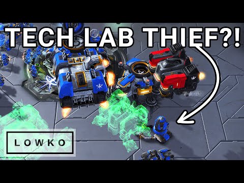 StarCraft 2: MarineLord STEALS Clem's Tech Lab?!
