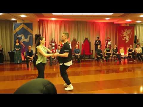 King Swing 2018 Jack & Jill Advanced finals Rolf Eirik Hegrand & Kalina Kwiatkowska