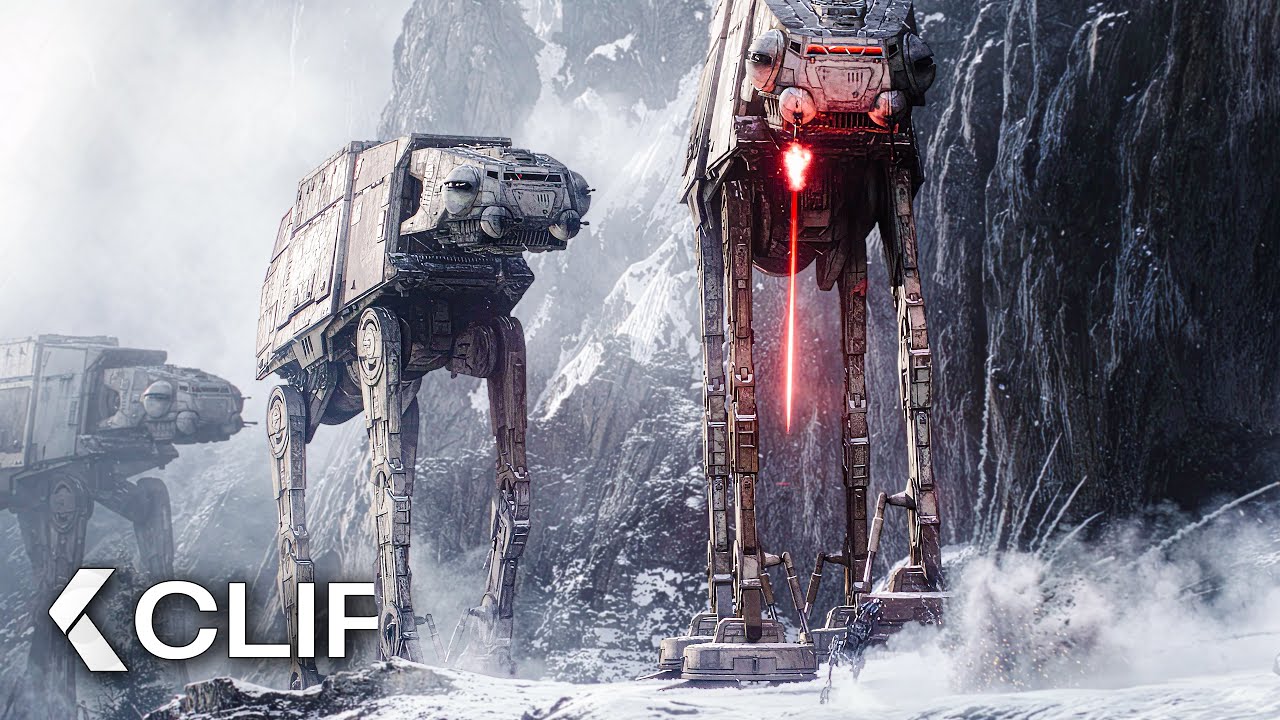 AT-AT ATTACK Mando & Grogu Scene - STAR WARS: The Mandalorian and Grogu (2026)