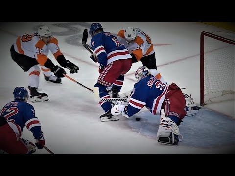 Morgan Frost Cuts The Flyers Deficit To 2 Goals As He Pokes This One Under Igor