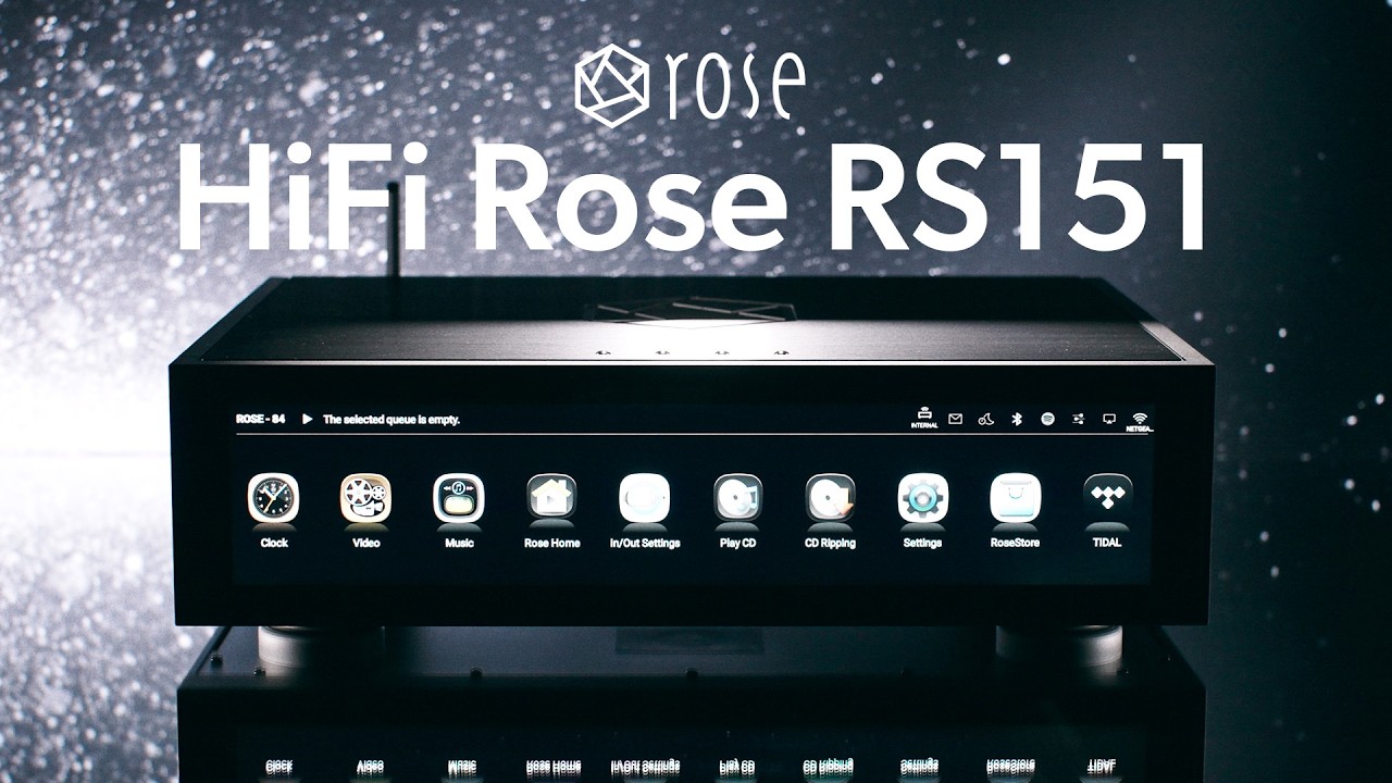 HiFi Rose RS151 high-res music and 4K video streamer | Crutchfield