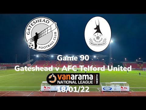 2021/2022 game 90 - Gateshead v AFC Telford United 18/01/22