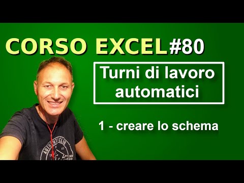 , title : '80 Corso Excel: gestire i turni di lavoro con Excel | Daniele Castelletti | Associazione Maggiolina'
