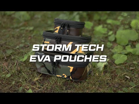 Carper Tackle Storm Tech EVA Pouches | Fully Waterproof DPM Camo Fabrics | Carp Fishing Luggage
