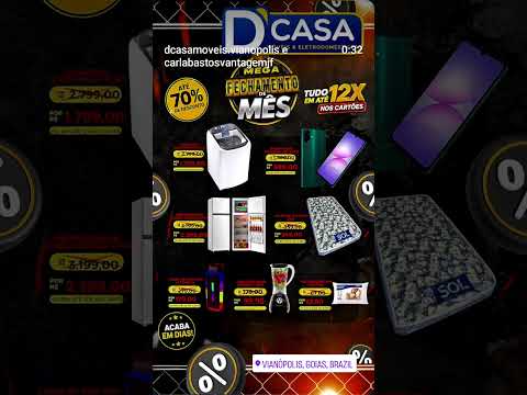 A Rainha dos Merchans divulgando a Dcasa em Vianópolis GO