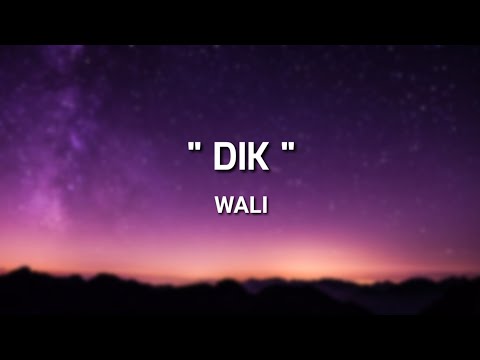 DIK - WALI (LIRIK)