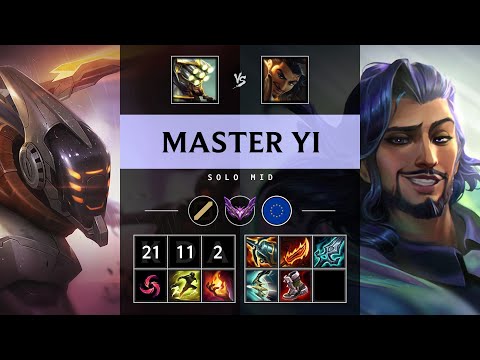Master Yi Mid vs Akshan - EUW Master Patch 25.16