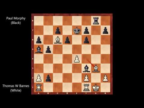 Thomas Wilson Barnes vs Paul Morphy - London (1858) #135