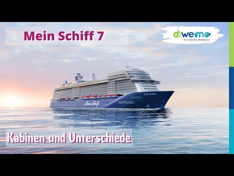 Mein Schiff 7 - Kabinen, Unterschiede, kleiner Rundgang