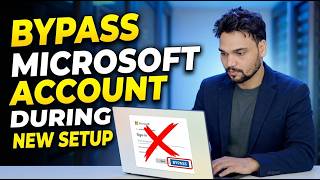 تجاوز حساب مایکروسافت | حل مشكلة تسجيل الدخول في Windows 11