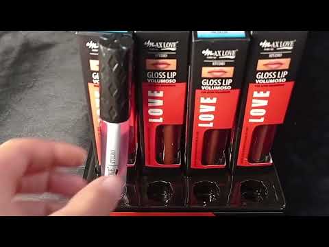 LIP GLOSS VOLUMOSO COR 01 INCOLOR MAX LOVE BOX COM 32 UN