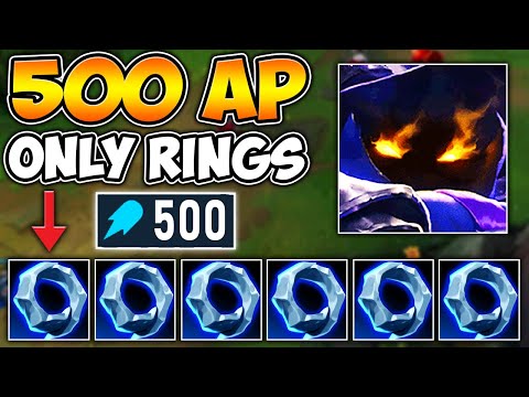 Veigar but I have 500 AP with only Dorans Rings (Hilarious)