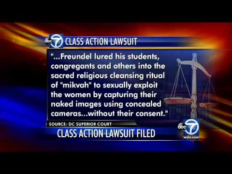 Woman sues over rabbi's alleged voyeurism