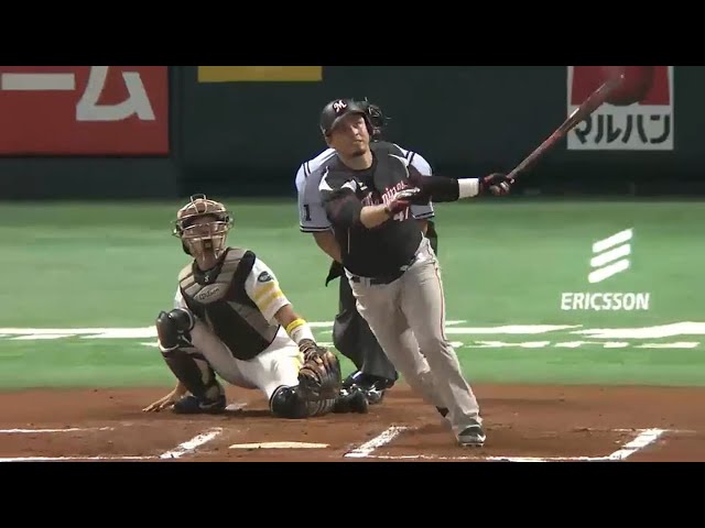 【6回表】ギリギリのホームランテラス弾!! マリーンズ・クルーズ逆転16号3ラン!! 2015/8/25 H-M