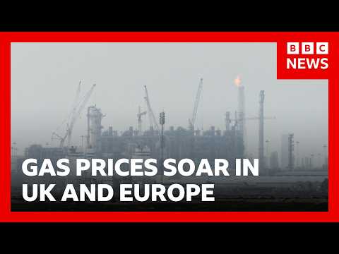 Gas prices in UK and Europe soar after strikes on energy facilities in Qatar and Iran | BBC News