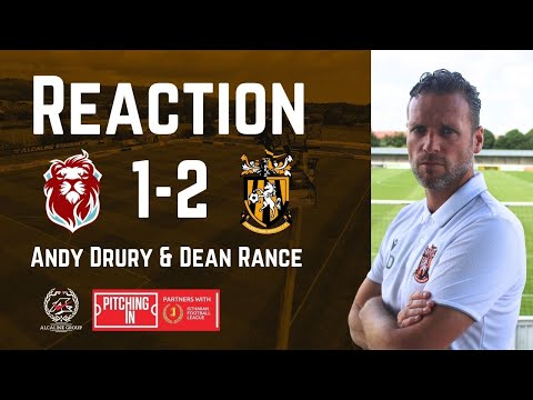 Reaction | Andy Drury & Dean Rance | Hastings United 1-2 Folkestone Invicta
