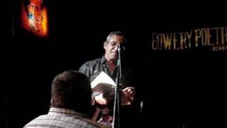 Mike Watt Reads History Lesson Pt. II in NYC 7/25/09