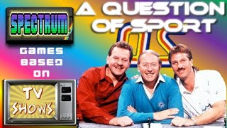 A Question Of Sport 🏏 🏉| 🕹 Spectrum Games Based On TV Shows 📺 7️⃣3️⃣